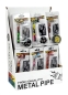 Preview: 1 Raucherset "Printed" US Pfeife aus Metall inkl. Acrylgrinder und Siebe
